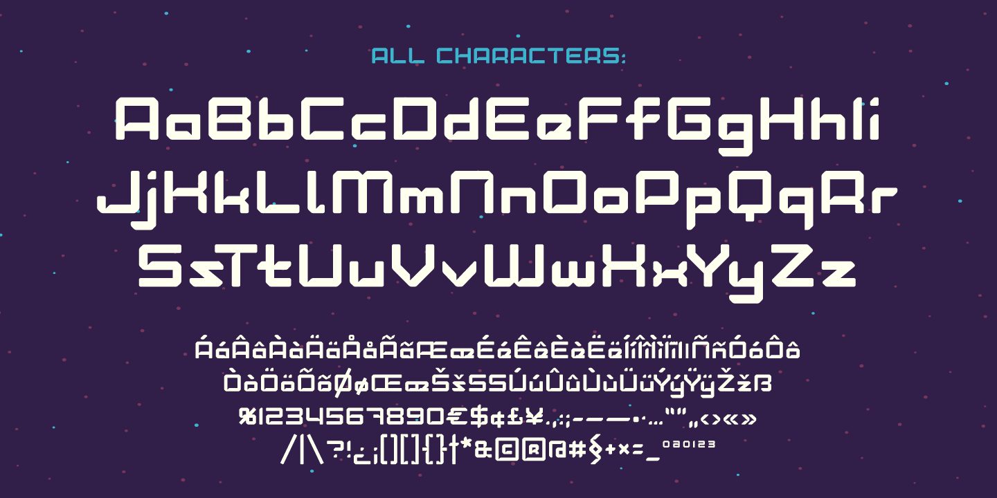 Example font Lost in space #4